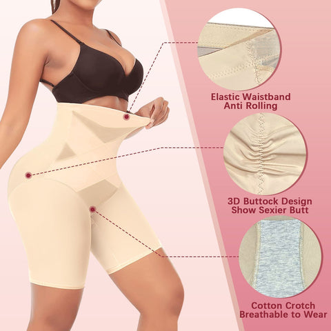 Cross Compression Thigh and Waist Shaper