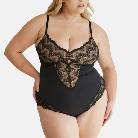 Sculpting Lace Shapewear Bodysuit