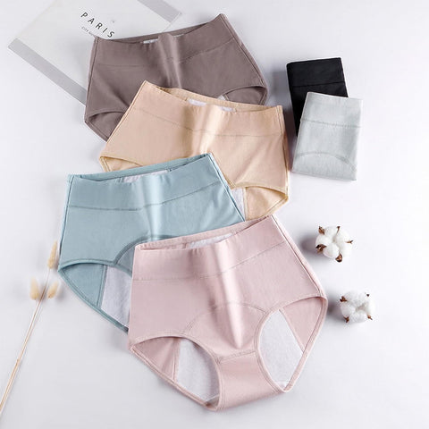 Cotton High Waist Comfort Leakproof Panties