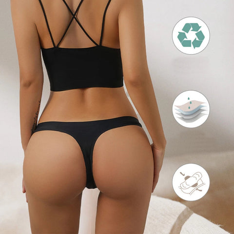 Seamless Menstrual Period Underwear Thongs