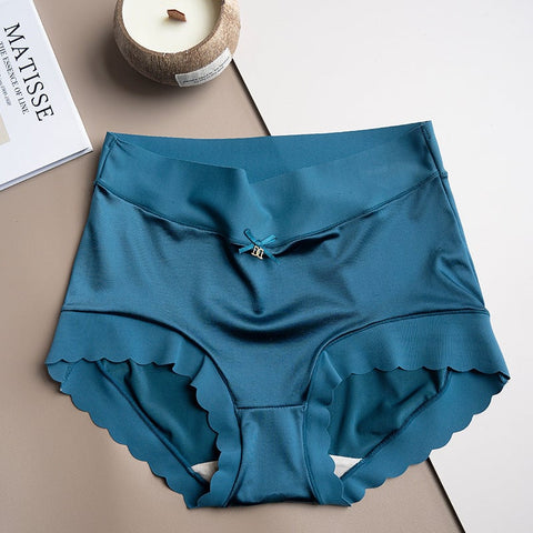 Premium Satin Antibacterial Ice Silk Moisture-absorbing Panties