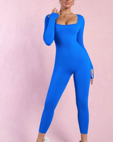 Long Sleeve Full Body Shaper Bodysuit