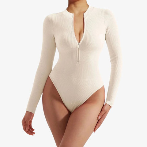 Knit Ribbed Seamless Bodysuit