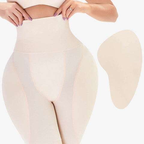 High Waist Hip-Padded Shapewear Shorts