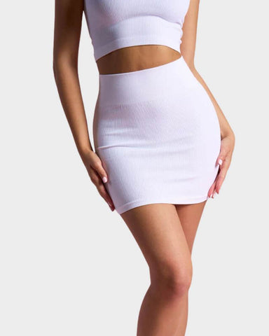 Basic Casual Mini Bodycon Skirt