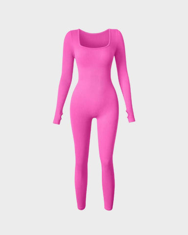 Long Sleeve Full Body Shaper Bodysuit