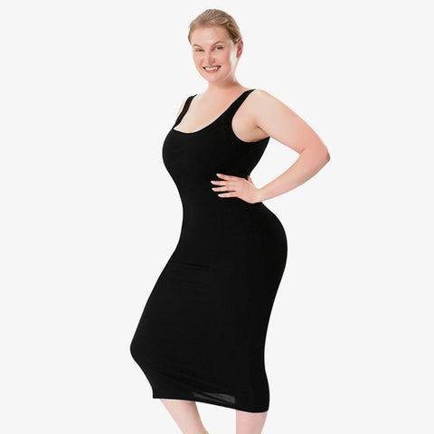 Tight waist shaper dress with 360° built-in slim breast lift