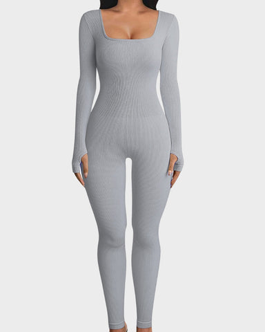 Long Sleeve Full Body Shaper Bodysuit