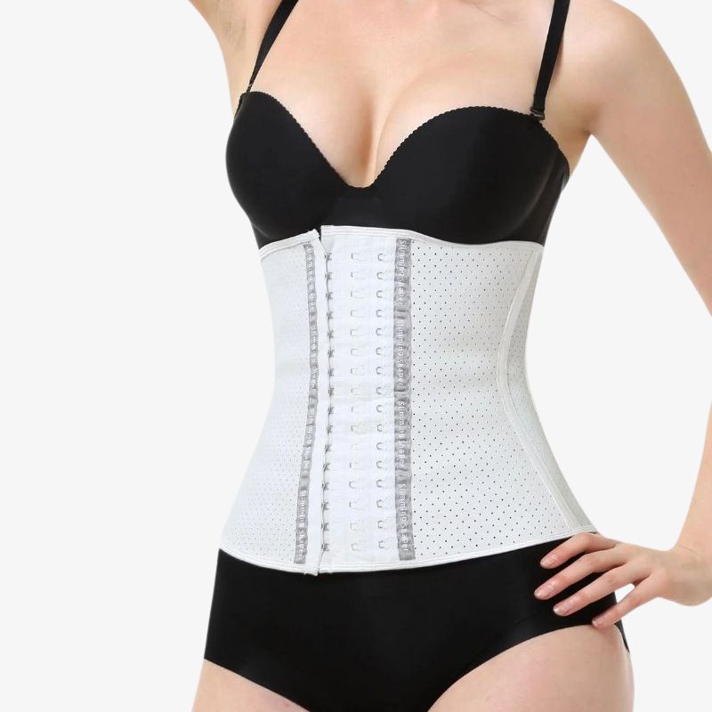 Breathable White Waist Trainer