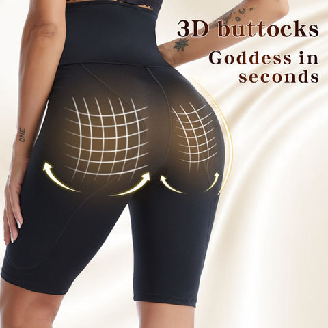 High Waist Hip-Padded Shapewear Shorts