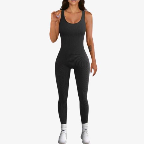 Ribbed Tummy Slimming Shaper Bodysuit