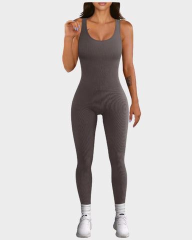 Ribbed Tummy Slimming Shaper Bodysuit