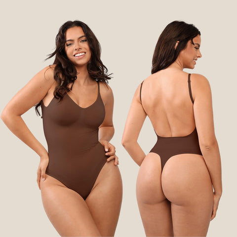 Low Back Seamless Tummy Control Bodysuit Shapewear