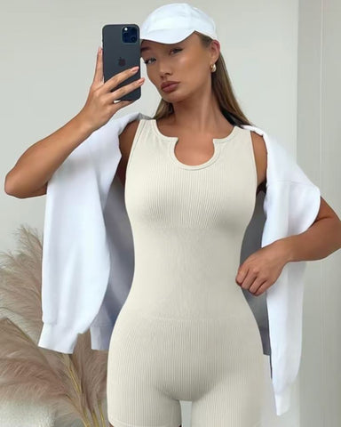 Comfort Seamless Sculpt Mid Thigh Bodysuit