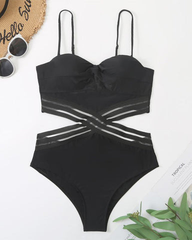 Woobilly® hallow out one-piece swimsuit