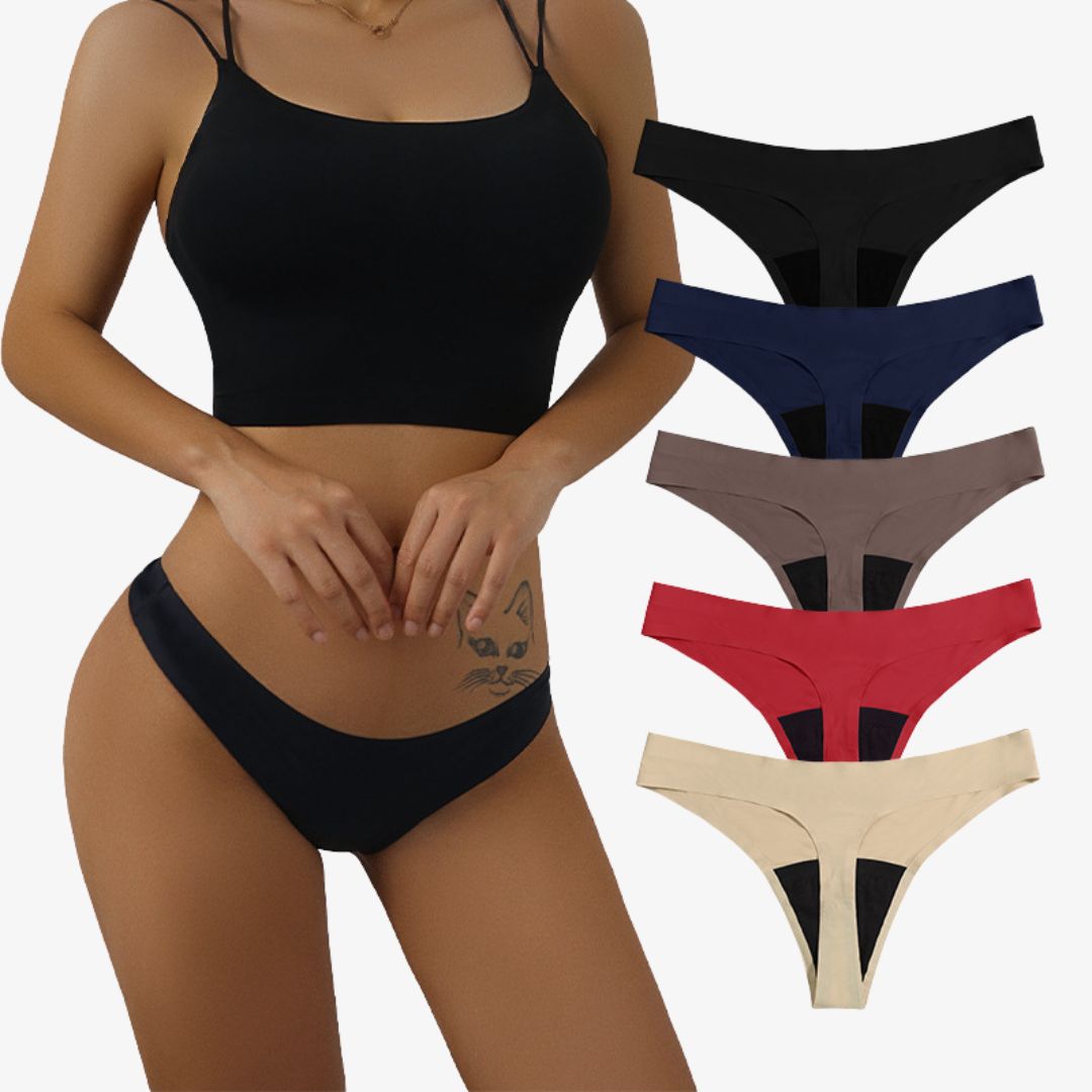 Seamless Menstrual Period Underwear Thongs