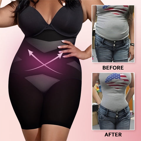 Cross Compression Thigh and Waist Shaper