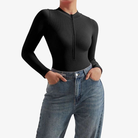 Knit Ribbed Seamless Bodysuit