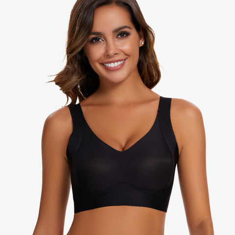 Woobilly®Enhanced w Support Adjustment Comfort Bra-Black+Grey+Nude