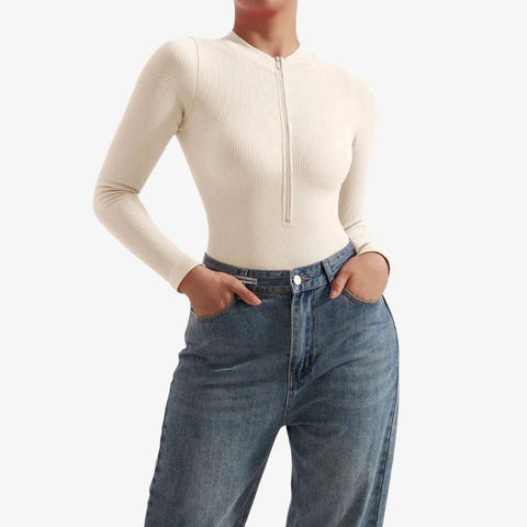 Knit Ribbed Seamless Bodysuit