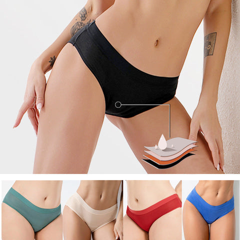 High Waist Plus Size Leak Proof Menstrual Panties