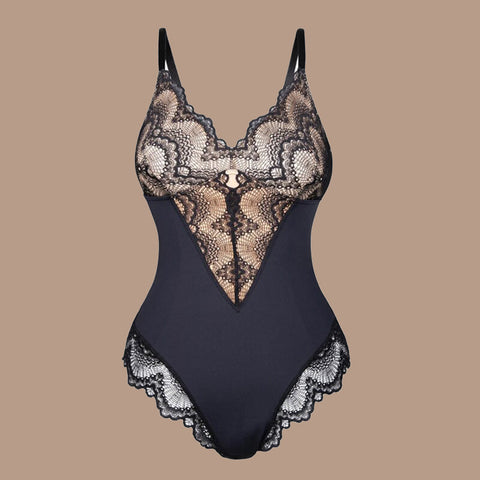 Sculpting Lace Shapewear Bodysuit